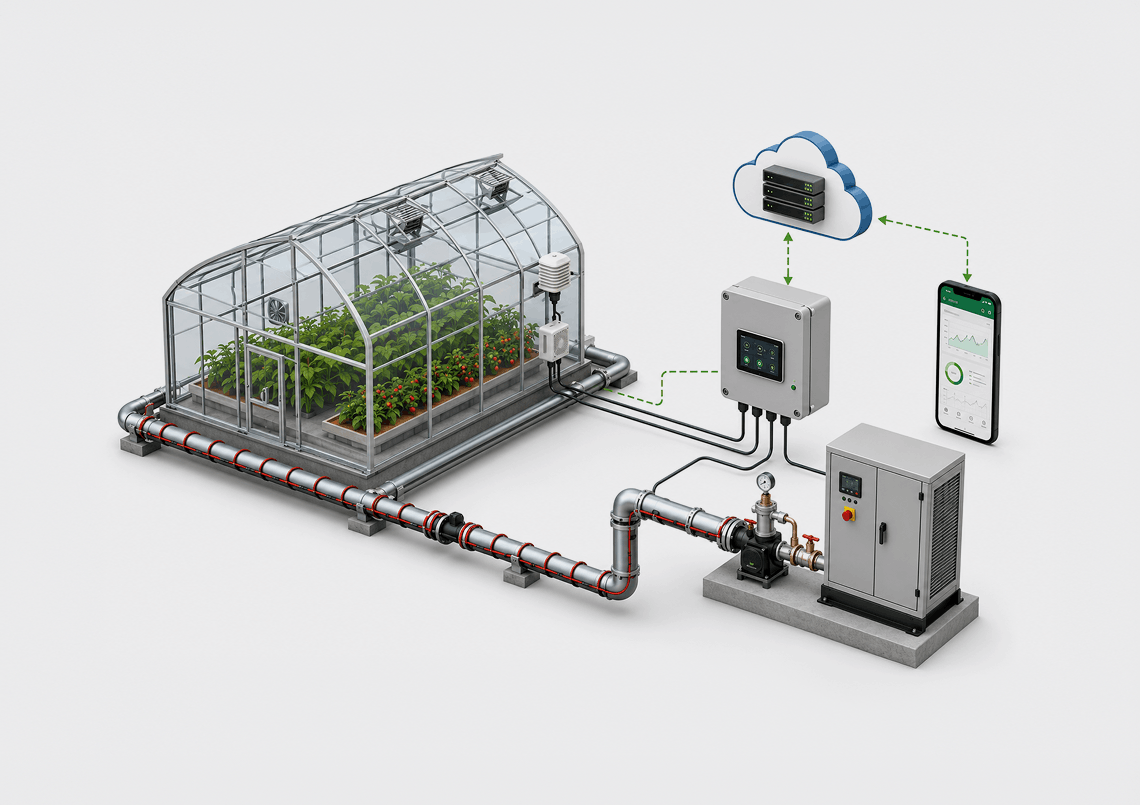 Agricultural heating and climate control system