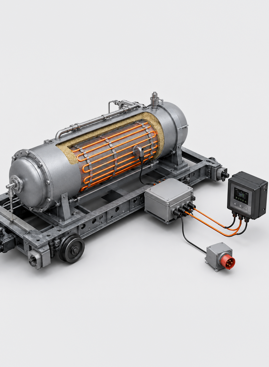 Transportation heating system