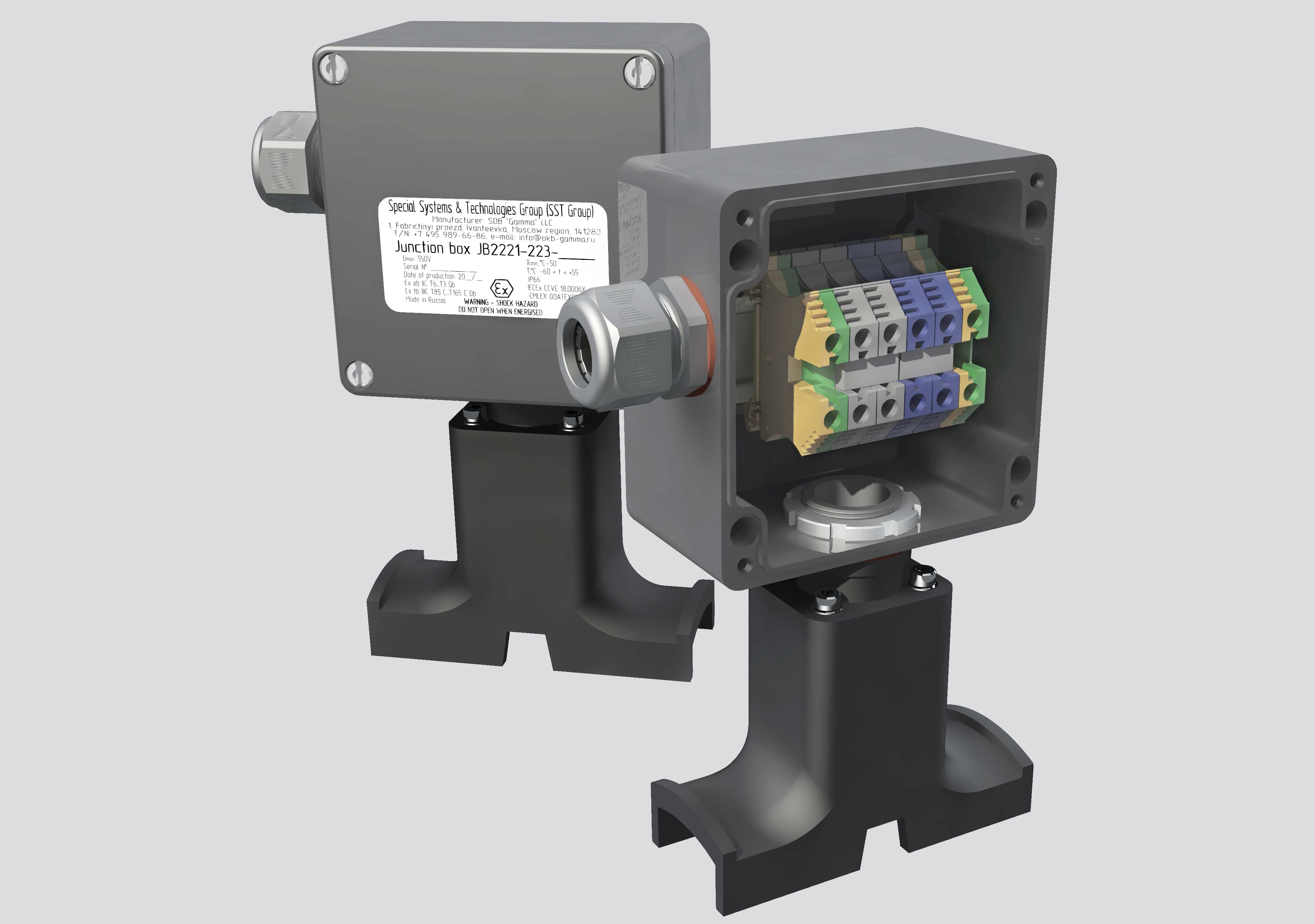 Junction Box for Self-Regulating Heating Cables to Power Connection (UVK)