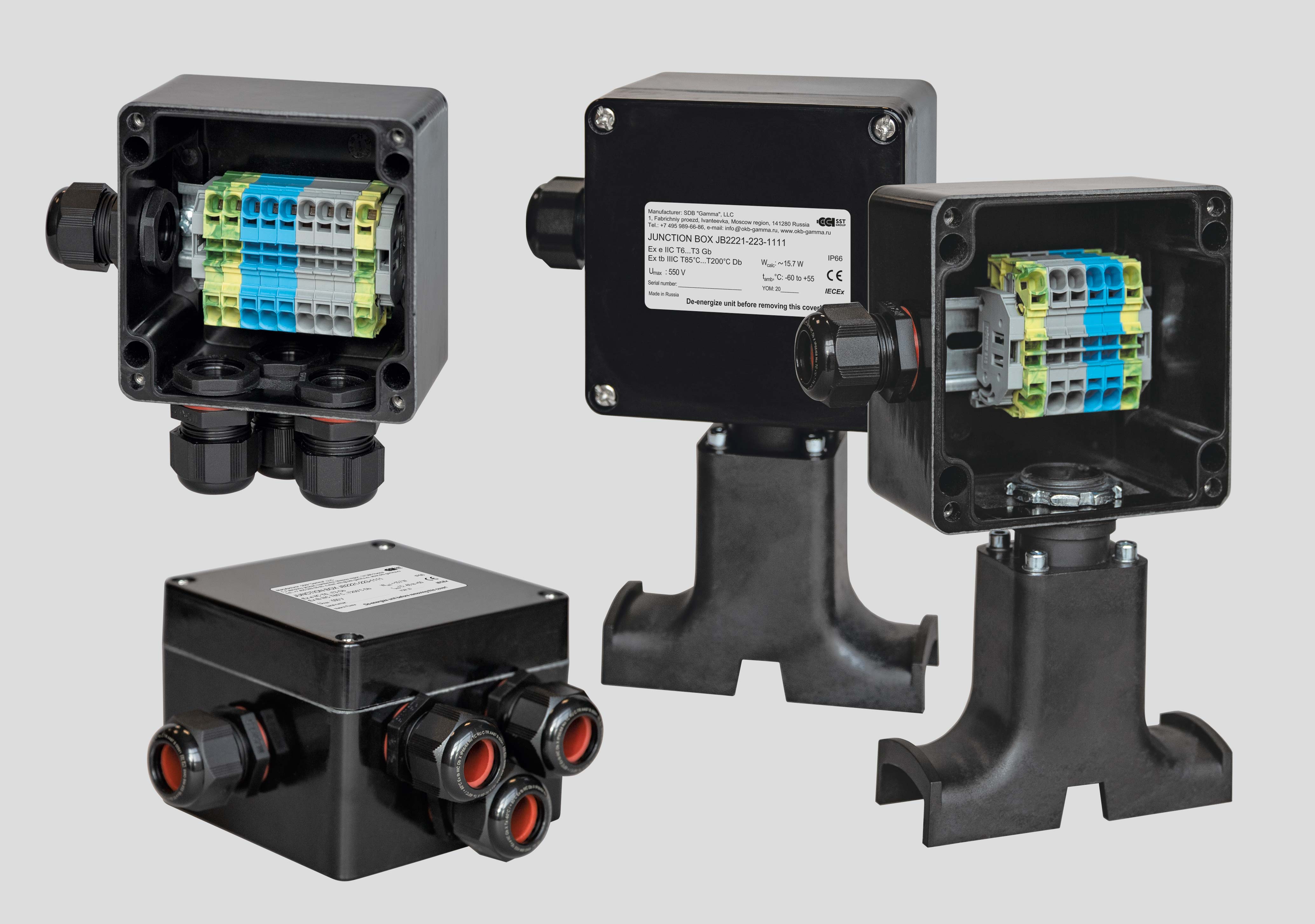 Junction Boxes for Self-Regulating Heating Cables